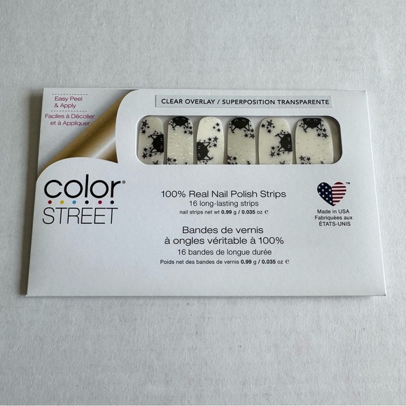 *Retired* Color Street: Nine Lives | Black Cat Halloween Clear Overlay Glitter - Picture 3 of 16